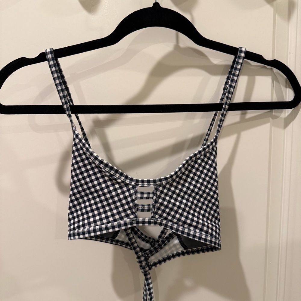 Gingham Checkered Bikini top